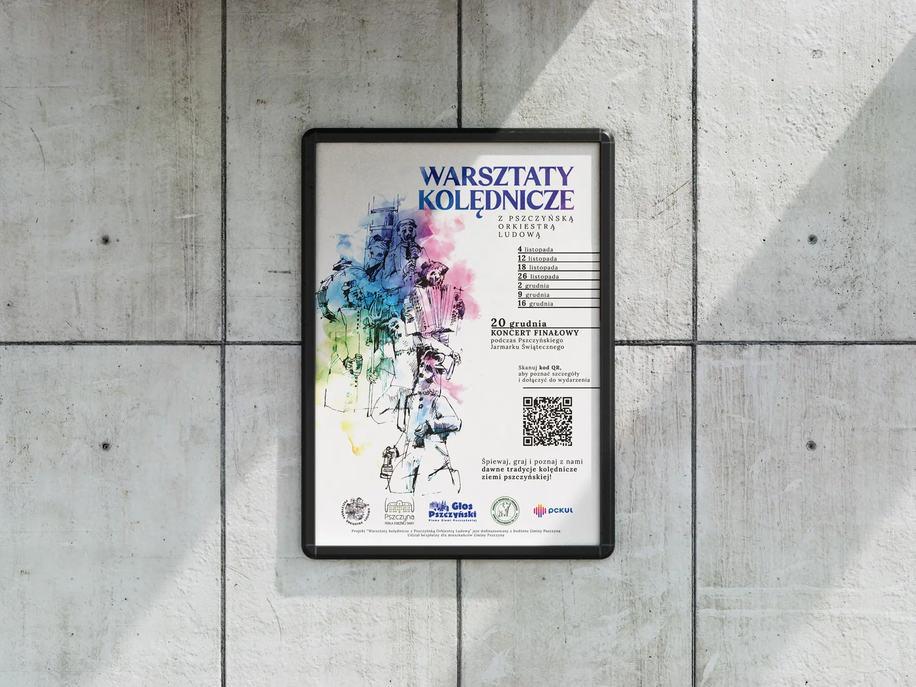 Plakat Warsztaty kolędnicze